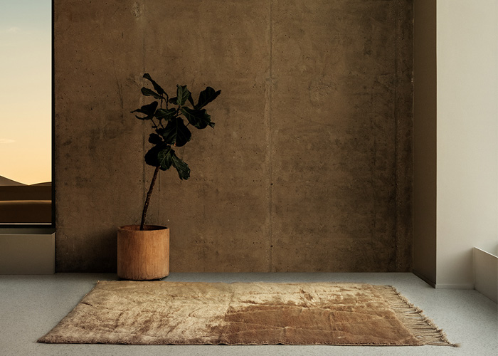 Moroccan shag rug